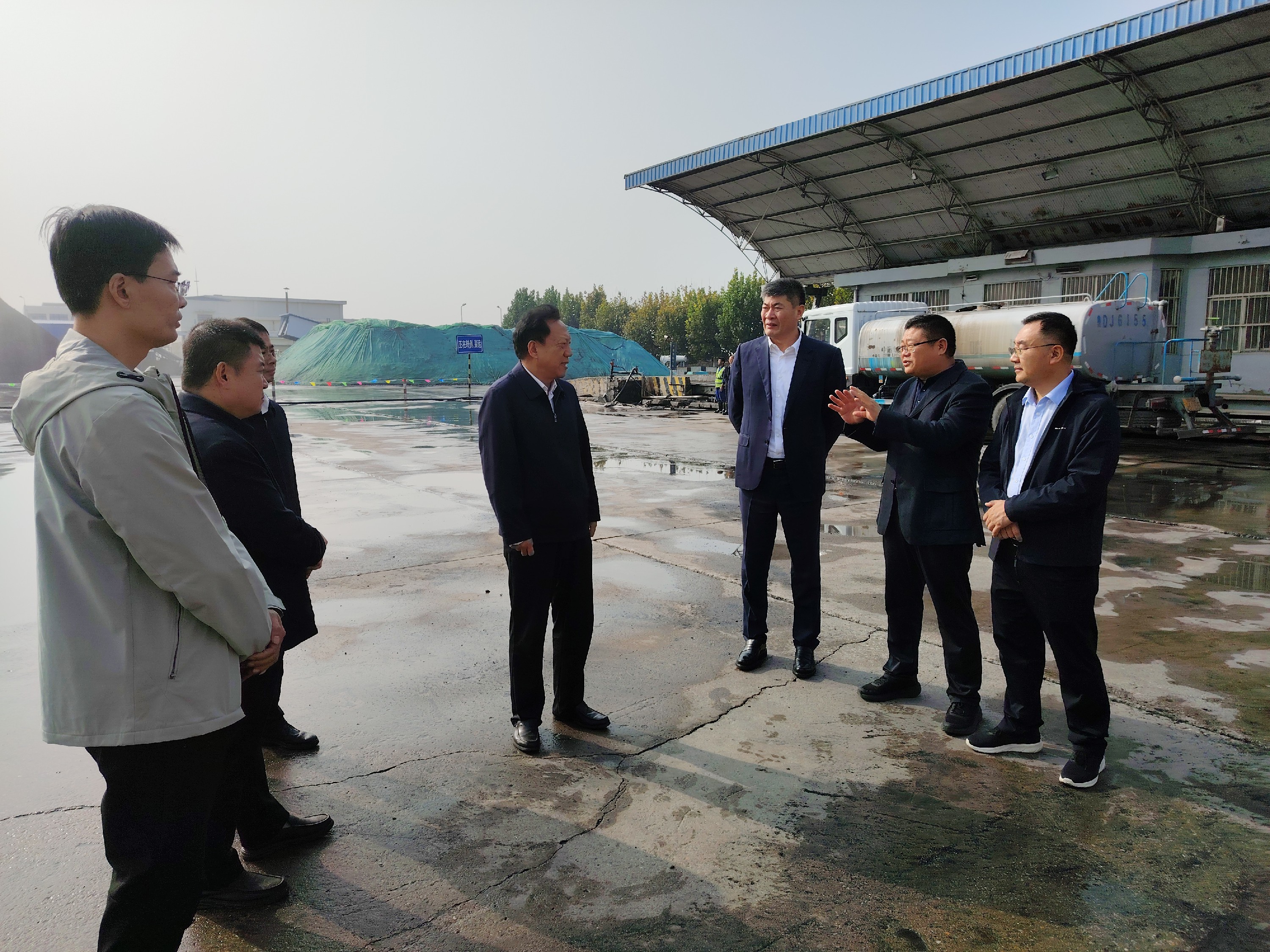 劉忠波到東大煤礦督導安全環(huán)保工作